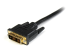 StarTech.com 6ft (1.8m) HDMI to DVI Cable, DVI-D to HDMI Display Cable (1920x1200p), Black, 19 Pin HDMI Male to DVI-D Male Cable Adapter, Digital Monitor Cable, M/M, Single Link - Nærbillede