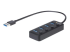 StarTech.com 4 Port USB 3.0 Hub, USB-A to 4x USB 3.0 Type-A with Individual On/Off Port Switches, SuperSpeed 5Gbps USB 3.1/USB 3.2 Gen 1, USB Bus Powered, Portable, 9.8" Attached Cable - Tilbage