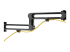 StarTech.com Desk Mount Dual Monitor Arm, Desk Clamp VESA Compatible Monitor Mount for up to 32 inch Displays, Ergonomic Articulating Monitor Arm, Height Adjustable/Tilt/Swivel/Rotating - Nærbillede