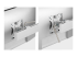 StarTech.com Six-Monitor Desk Mount w/ Crossbar, Up To 32" Screens/17.6lb - Nærbillede