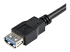 StarTech.com 2m Black SuperSpeed USB 3.0 Extension Cable A to A - Nærbillede