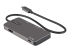 StarTech.com USB C Multiport Adapter, USB-C to 4K 30Hz HDMI, 100W Power Delivery Pass-through, SD/MicroSD Slot, 3-Port USB 3.0 Hub, USB Type-C Mini Dock, 12" (30cm) Long Attached Cable - Venstre vinkel