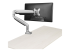 StarTech.com Desk Mount Monitor Arm, Heavy Duty Ergonomic VESA Monitor Arm, Single Display up to 9kg, Full Motion, Height Adjustable, Articulating, Aluminum, C-Clamp/Grommet, Silver - Tilbage