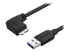 StarTech.com 1m 3 ft Slim Micro USB 3.0 Cable M/M - Højre vinkel