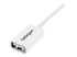 StarTech.com 2m White USB 2.0 Extension Cable Cord - Nærbillede