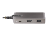 StarTech.com USB-C Multiport Adapter, 4K 60Hz HDMI, HDR, 3-Port USB Hub, 100W Power Delivery Pass-Through, USB Type C Mini Docking Station, Certified Works with Chromebook - Nærbillede