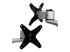 StarTech.com Desk Mount Dual Monitor Arm - Nærbillede