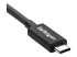 StarTech.com 50cm (1.6ft) Thunderbolt 3 Cable, 40Gbps, 100W PD, 4K/5K Video, Thunderbolt-Certified, Compatible w/ TB4/USB 3.2/DisplayPort - Nærbillede