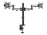 StarTech.com Desk Mount Dual Monitor Arm, Desk Clamp VESA Compatible Monitor Mount for up to 32 inch Displays, Ergonomic Articulating Monitor Arm, Height Adjustable/Tilt/Swivel/Rotating - Venstre vinkel