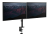 StarTech.com Desk Mount Dual Monitor Arm, Desk Clamp VESA Compatible Monitor Mount for up to 32 inch Displays, Ergonomic Articulating Monitor Arm, Height Adjustable/Tilt/Swivel/Rotating - Venstre vinkel