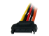 StarTech.com 6in Latching SATA Power Y Splitter Cable Adapter - Nærbillede