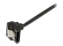 StarTech.com 18in Latching Round SATA to Right Angle SATA Serial ATA Cable - Nærbillede