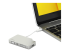 StarTech.com USB C Multiport Video Adapter with HDMI, VGA, Mini DisplayPort or DVI, USB Type C Monitor Adapter to HDMI 1.4 or mDP 1.2 (4K), VGA or DVI (1080p), Silver Aluminum Adapter - Højre vinkel