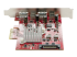 StarTech.com 4-Port USB PCIe Card, 10Gbps USB PCI Express Expansion Card w/ 2 Controllers, 2x USB-C & 2x USB-A ports (USB 3.2/3.1 Gen 2), USB/USB-C PCI-e Card, Full Profile Brackets - Højre side