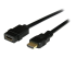 StarTech.com 2m (6ft) HDMI Extension Cable, Ultra HD HDMI Male to Female Cable, 4K HDMI Cable Extender, 4K 30Hz UHD HDMI Cable with Ethernet M/F, High Speed HDMI 1.4 Cable, 10.2Gbps - Højre vinkel