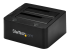 StarTech.com Dual-Bay USB 3.0 to SATA and IDE Hard Drive Docking Station, USB Hard Drive Dock, External 2.53.5 SATA III and IDE (40 pin) SSDHDD Docking Station, Hot-Swap Hard Drive Bays - Højre vinkel