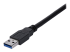 StarTech.com 1m Black SuperSpeed USB 3.0 Extension Cable A to A - Nærbillede