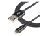 StarTech.com 1m (3ft) Black Apple 8-pin Lightning Connector to USB Cable for iPhone / iPod / iPad - Nærbillede