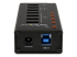 StarTech.com 7 Port USB 3.0 Charging Hub - Tilbage