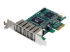 StarTech.com 7 Port PCI Express Low Profile High Speed USB 2.0 Adapter Card - Venstre vinkel
