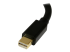 StarTech.com 6in Mini DisplayPort to DisplayPort Video Cable Adapter (MDP2DPMF6IN) - Nærbillede