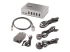 StarTech.com 10-Port USB-C Hub, 8x USB-A + 2x USB-C, Self-Powered w/ 65W Power Supply, USB 3.1 10Gbps Hub w/ BC1.2 Charging, Desktop/Laptop USB Hub with 3ft Locking USB-IF Certified Cable - Højre vinkel