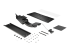 StarTech.com Under Desk Keyboard Tray, Full Motion & Height Adjustable Keyboard and Mouse Tray, 10" x 26" Platform, Ergonomic Sliding Computer Keyboard Holder with Mouse Pad & Wrist Rest - Højre vinkel
