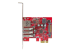 StarTech.com 3 Port PCI Express USB 3.0 Card + Gigabit Ethernet - Top
