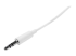 StarTech.com 3m White Slim 3.5mm Stereo Audio Cable - Højre vinkel