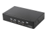 StarTech.com 4 Port DisplayPort KVM Switch, 4K 60Hz, Single Display, Dual Port UHD DP 1.2 USB KVM Switch with Integrated USB 2.0 Hub and Audio, Dell, HP, Apple, Lenovo, TAA Compliant - Højre vinkel