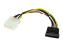 StarTech.com 6in 4 Pin LP4 to SATA Power Cable Adapter - Højre vinkel