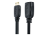StarTech.com 5in Mini HDMI to HDMI Adapter, 4K High Speed HDMI Adapter, 4K 30Hz Ultra HD High Speed HDMI Adapter, HDMI 1.4, Gold Plated Connectors, UHD Mini HDMI Adapter 4K, Black - Højre vinkel