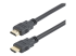 StarTech.com 6ft (2m) HDMI Cable, 4K High Speed HDMI Cable with Ethernet, UHD 4K 30Hz Video, HDMI 1.4 Cable, Ultra HD HDMI Monitors, Projectors, TVs & Displays, Black HDMI Cord - Højre vinkel