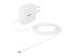 StarTech.com USB C Wall Charger, USB C Laptop Charger 60W PD, 6ft/2m Cable, Universal Compact Type C Power Adapter, Dell XPS/Lenovo X1 Carbon, HP EliteBook, MacBook, USB IF/CE Certified - Højre vinkel