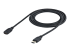 StarTech.com 2m (6ft) HDMI Extension Cable, Ultra HD HDMI Male to Female Cable, 4K HDMI Cable Extender, 4K 30Hz UHD HDMI Cable with Ethernet M/F, High Speed HDMI 1.4 Cable, 10.2Gbps - Højre vinkel