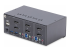 StarTech.com 2-Port Dual-Monitor DisplayPort KVM Switch, 4K 60Hz, 2x USB 5Gbps Hub Ports, 2x USB 2.0 HID Ports, Hotkey and Push-Button Switching, TAA Compliant - Tilbage