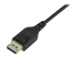 StarTech.com 3ft/1m VESA Certified DisplayPort 1.4 Cable, 8K 60Hz HBR3 HDR, Super UHD DisplayPort to DisplayPort Monitor Cord, Ultra HD 4K 120Hz DP 1.4 Slim Video Cable M/M DP Connectors - Nærbillede