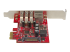 StarTech.com 3 Port PCI Express USB 3.0 Card + Gigabit Ethernet - Tilbage